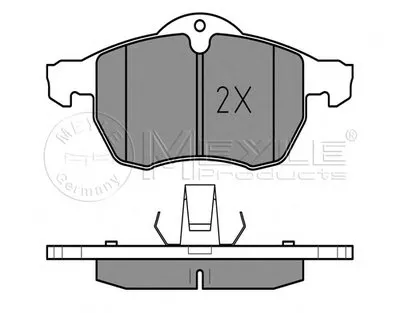 Комплект тормозных колодок, дисковый тормоз PLATINUM PAD MEYLE купить