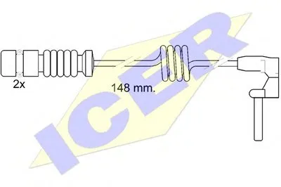 Сигнализатор, износ тормозных колодок ICER купить