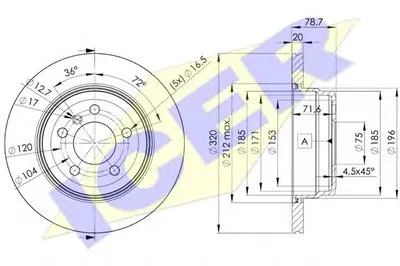 Тормозной диск ICER купить