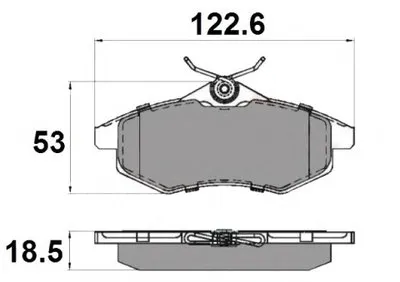 Комплект тормозных колодок, дисковый тормоз NATIONAL купить