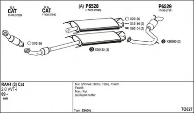Система выпуска ОГ FENNO купить