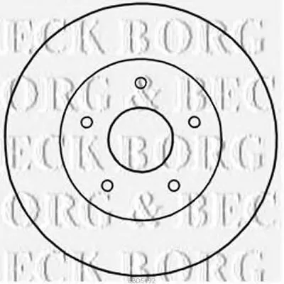Тормозной диск BORG & BECK купить