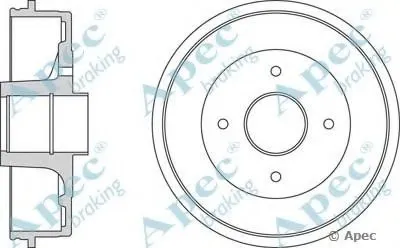 Тормозной барабан APEC braking купить