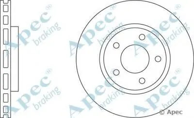 Тормозной диск APEC braking купить