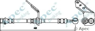 Тормозной шланг APEC braking купить