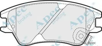 Комплект тормозных колодок, дисковый тормоз APEC braking купить