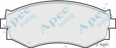 Комплект тормозных колодок, дисковый тормоз APEC braking купить