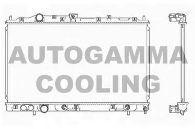 Радиатор, охлаждение двигателя AUTOGAMMA купить
