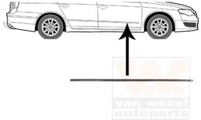 Облицовка / защитная накладка, дверь VAN WEZEL купить
