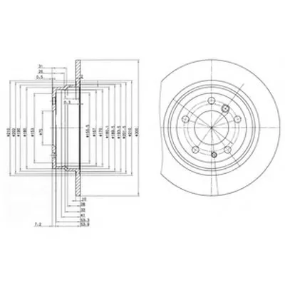 Тормозной диск DELPHI купить