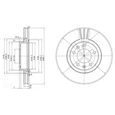 Тормозной диск DELPHI купить