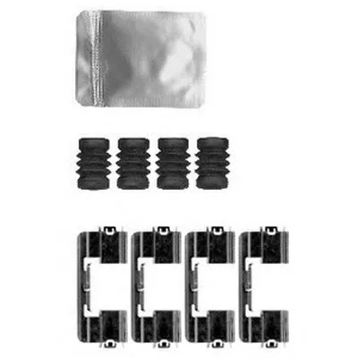 Комплектующие, колодки дискового тормоза DELPHI купить