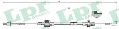 Тросик сцепления LPR купить