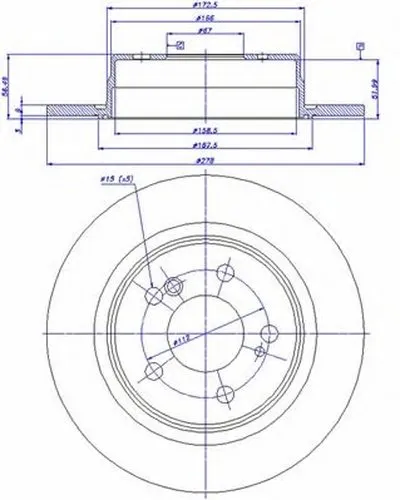 Тормозной диск CAR купить