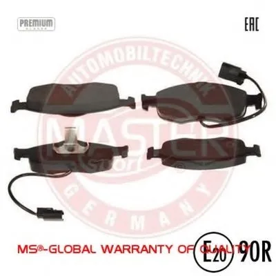 Комплект тормозных колодок, дисковый тормоз Anti-Noise MASTER-SPORT купить