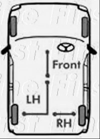 Трос, стояночная тормозная система FIRST LINE купить