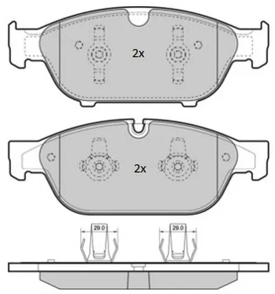 Комплект тормозных колодок, дисковый тормоз FREMAX купить
