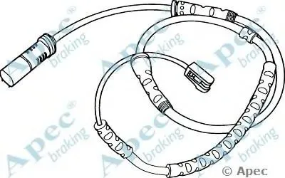 Указатель износа, накладка тормозной колодки APEC braking купить