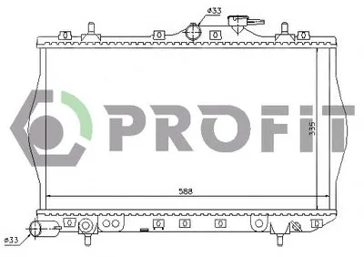 Радиатор, охлаждение двигателя PROFIT купить