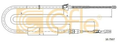 Трос, стояночная тормозная система COFLE купить