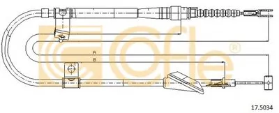 Трос, стояночная тормозная система COFLE купить
