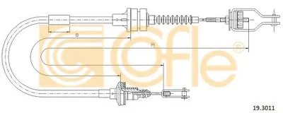 Тросик сцепления COFLE купить