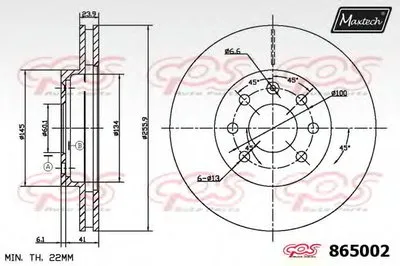 Тормозной диск R+ (Regular Plus) MAXTECH купить