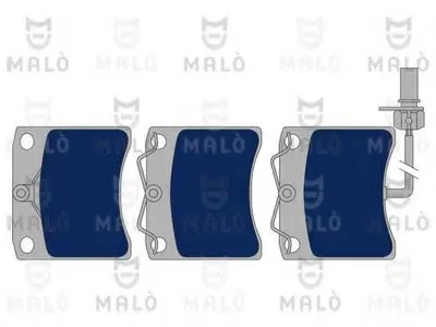 Комплект тормозных колодок, дисковый тормоз MALÒ купить