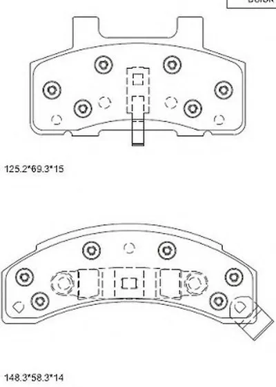 Комплект тормозных колодок, дисковый тормоз ASIMCO купить