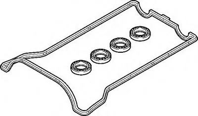 Комплект прокладок, крышка головки цилиндра ELRING WILMINK GROUP купить
