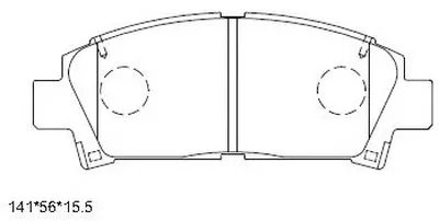 Комплект тормозных колодок, дисковый тормоз ASIMCO купить
