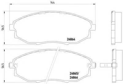Комплект тормозных колодок, дисковый тормоз HELLA купить