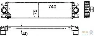 Интеркулер BEHR HELLA SERVICE купить