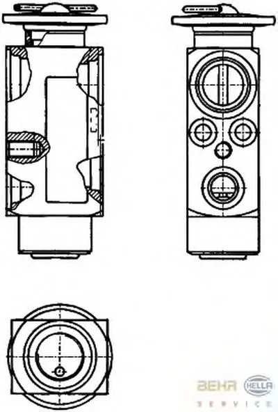 Расширительный клапан, кондиционер BEHR HELLA SERVICE HELLA купить