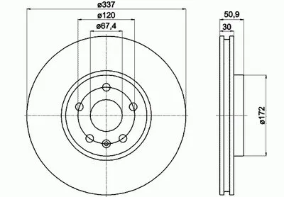 Тормозной диск PRO TEXTAR купить