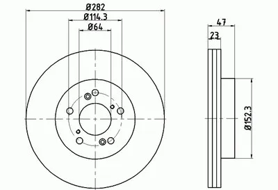 Тормозной диск PRO TEXTAR купить