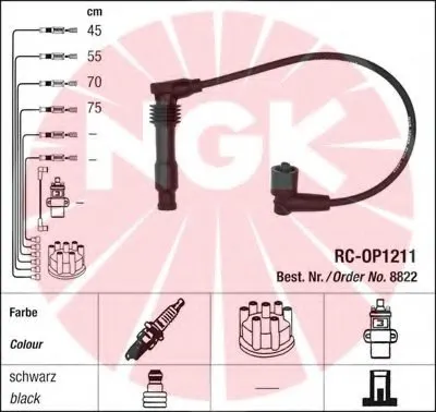 Комплект проводов зажигания NGK купить