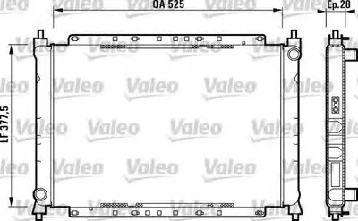 Радиатор, охлаждение двигателя VALEO купить