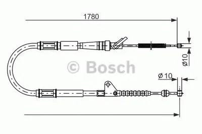 Трос, стояночная тормозная система BOSCH купить