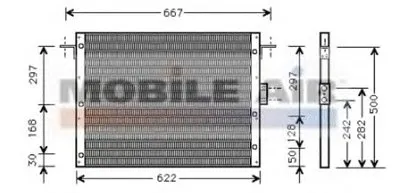 Конденсатор, кондиционер VAN WEZEL купить