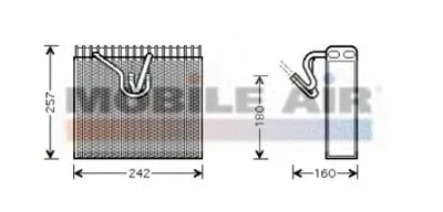 Испаритель, кондиционер VAN WEZEL купить