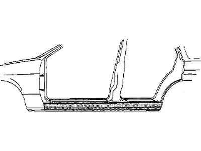 Накладка порога VAN WEZEL купить