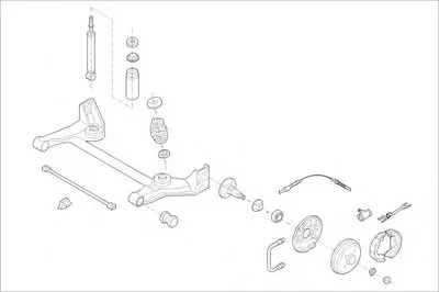 Подвеска колеса MONROE купить