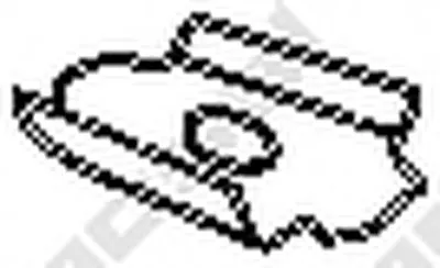 Кронштейн, система выпуска ОГ BOSAL купить