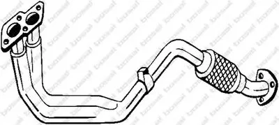 Труба выхлопного газа BOSAL купить