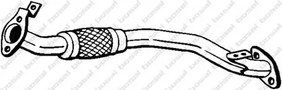 Труба выхлопного газа BOSAL купить