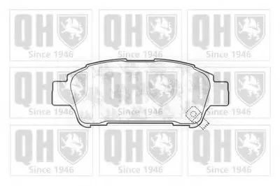 Комплект тормозных колодок, дисковый тормоз QUINTON HAZELL купить