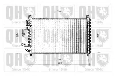 Конденсатор, кондиционер QUINTON HAZELL купить