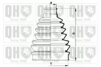 Комплект пылника, приводной вал QUINTON HAZELL купить
