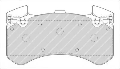 Комплект тормозных колодок, дисковый тормоз PREMIER FERODO купить